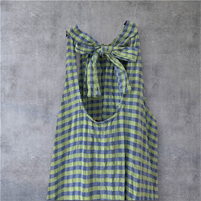 Vestido Vichy Flúor