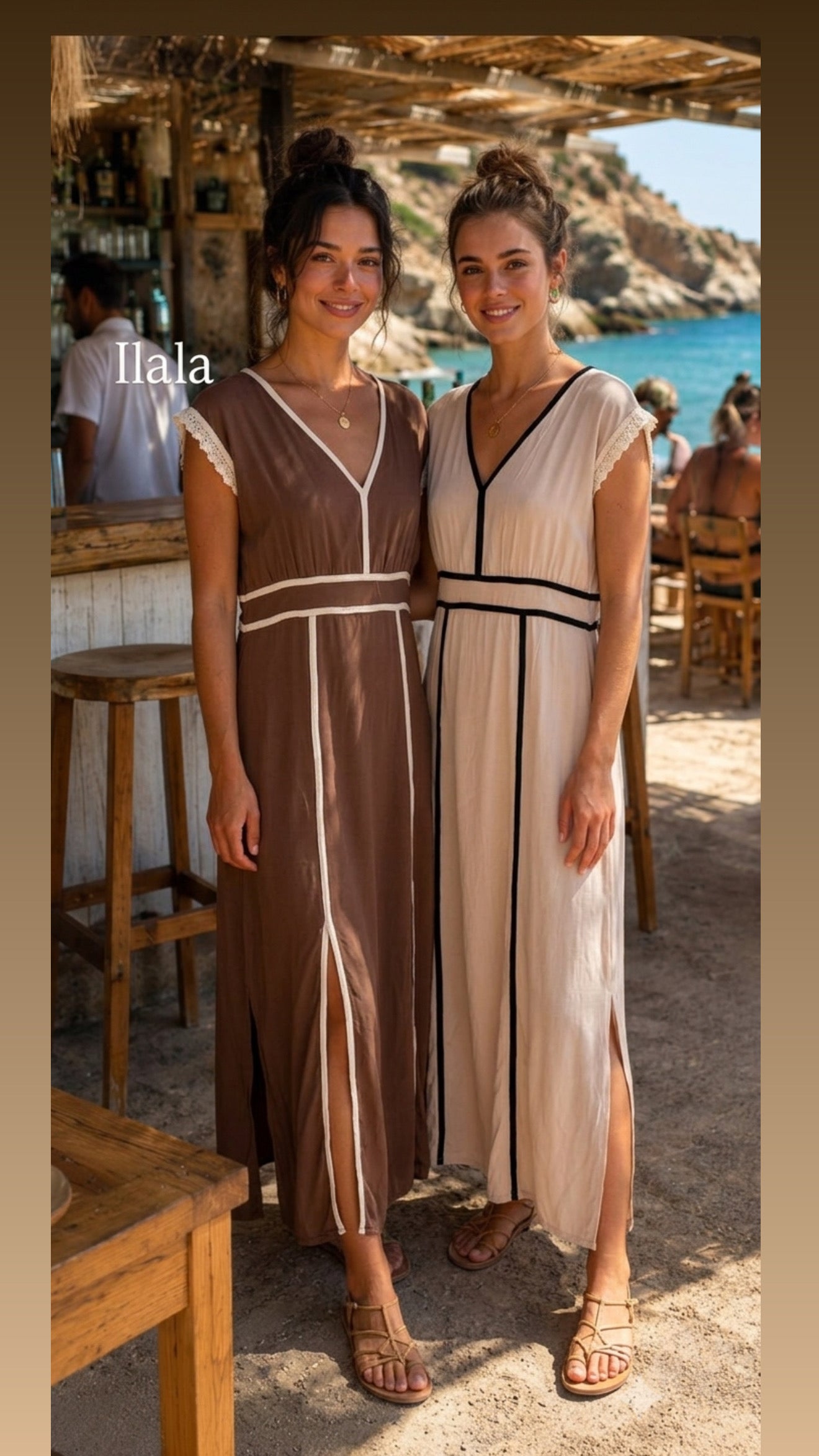 Vestido Fleco Manga
