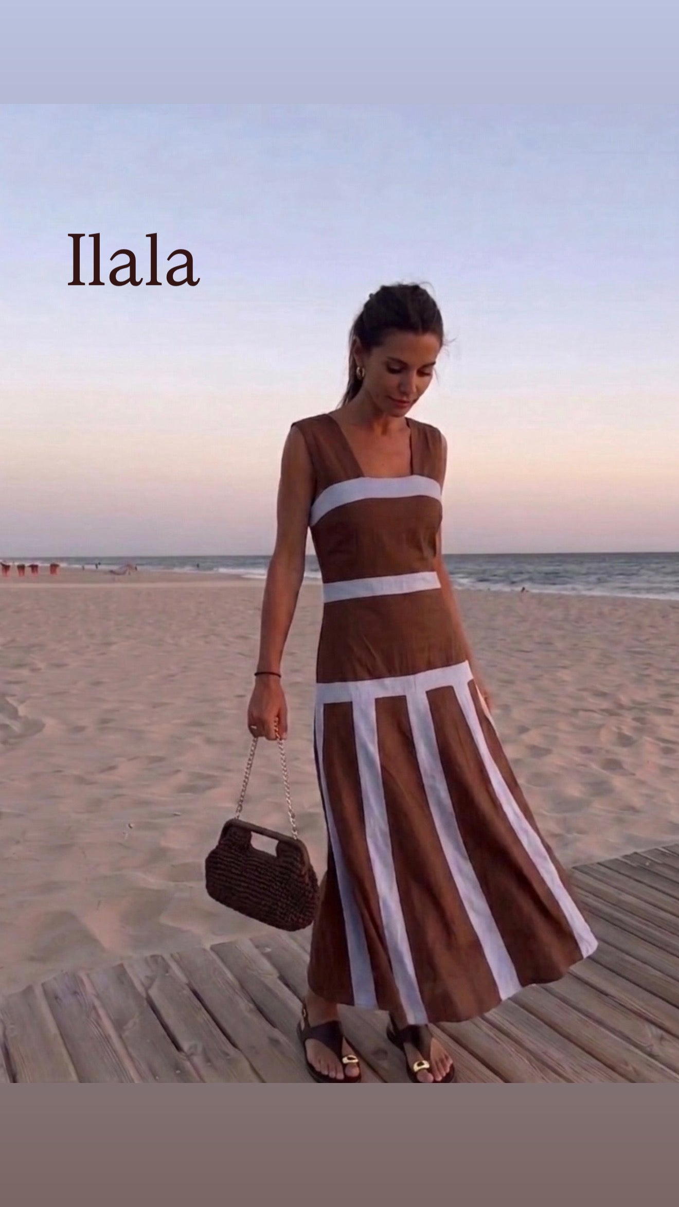 Vestido Bandas