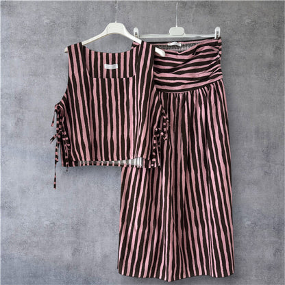 Conjunto Rayado lazos