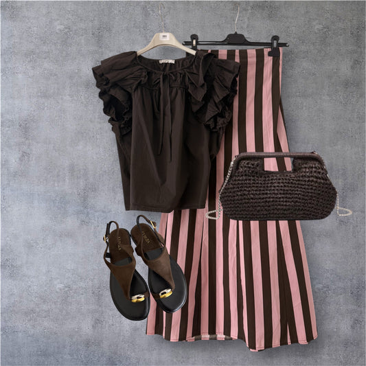 Falda Raya Retro