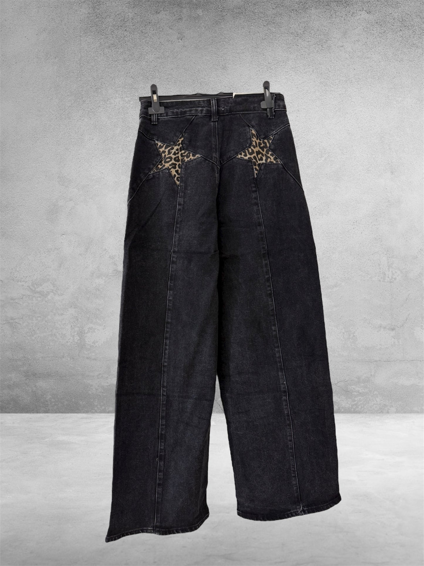 Pantalón Vaquero estrella Animal print