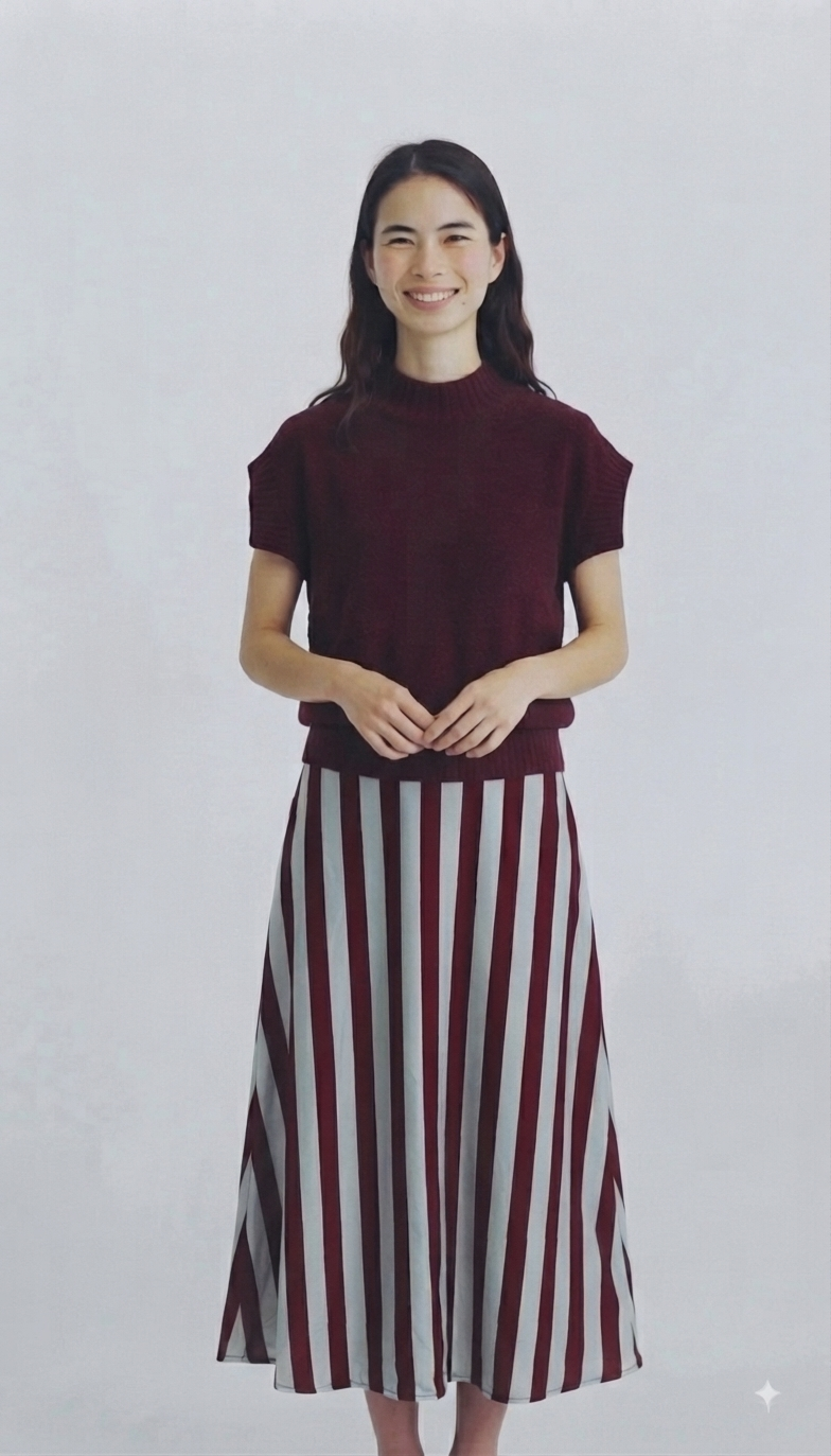 Falda Raya Verte