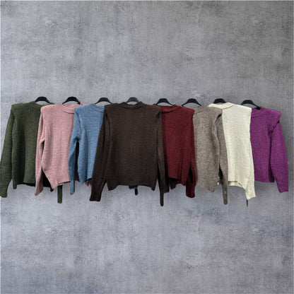 Camisola com ombreiras