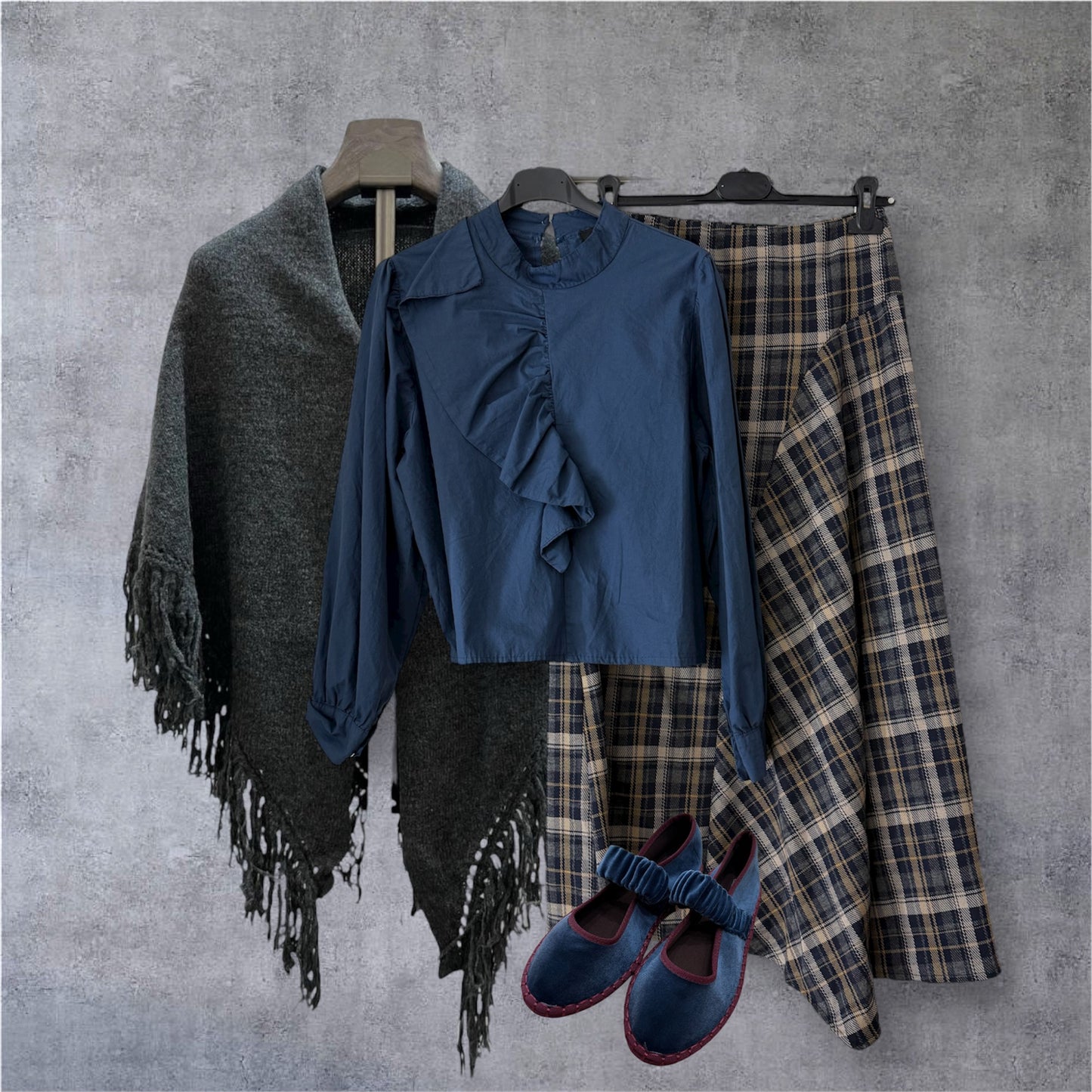 Picos de Lana con flecos