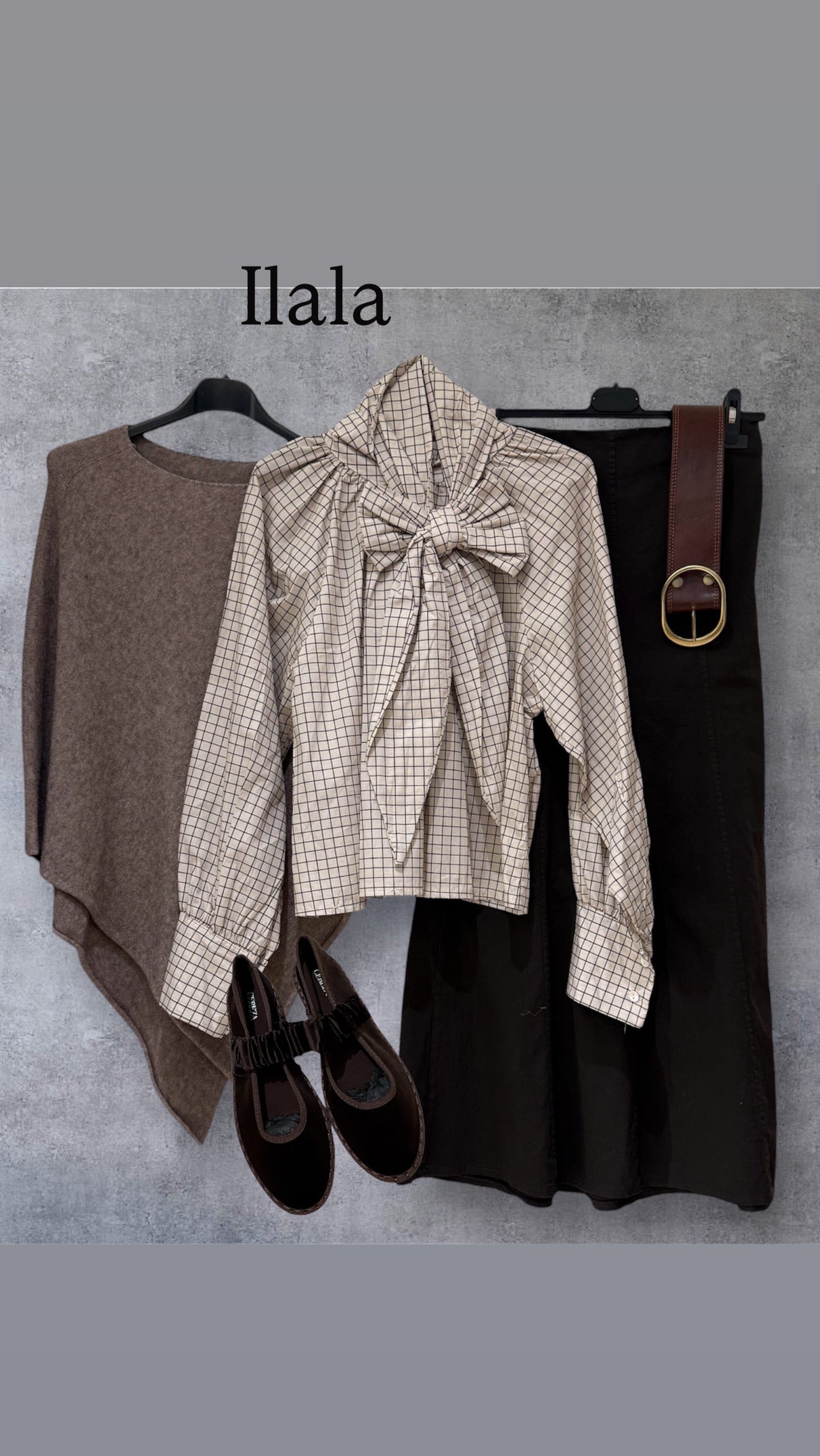 Blusa Lazada Cuadros