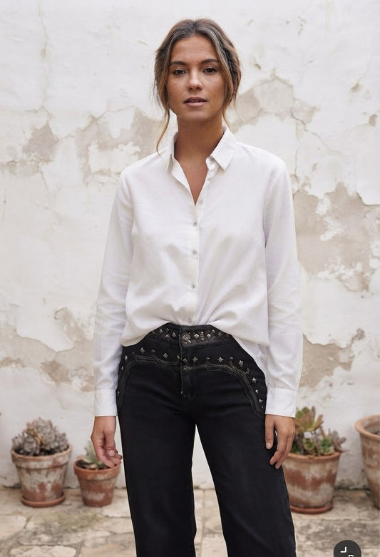 Pantalón Vaquero Bordado