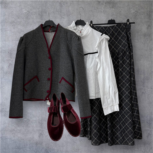 Falda cuadros London