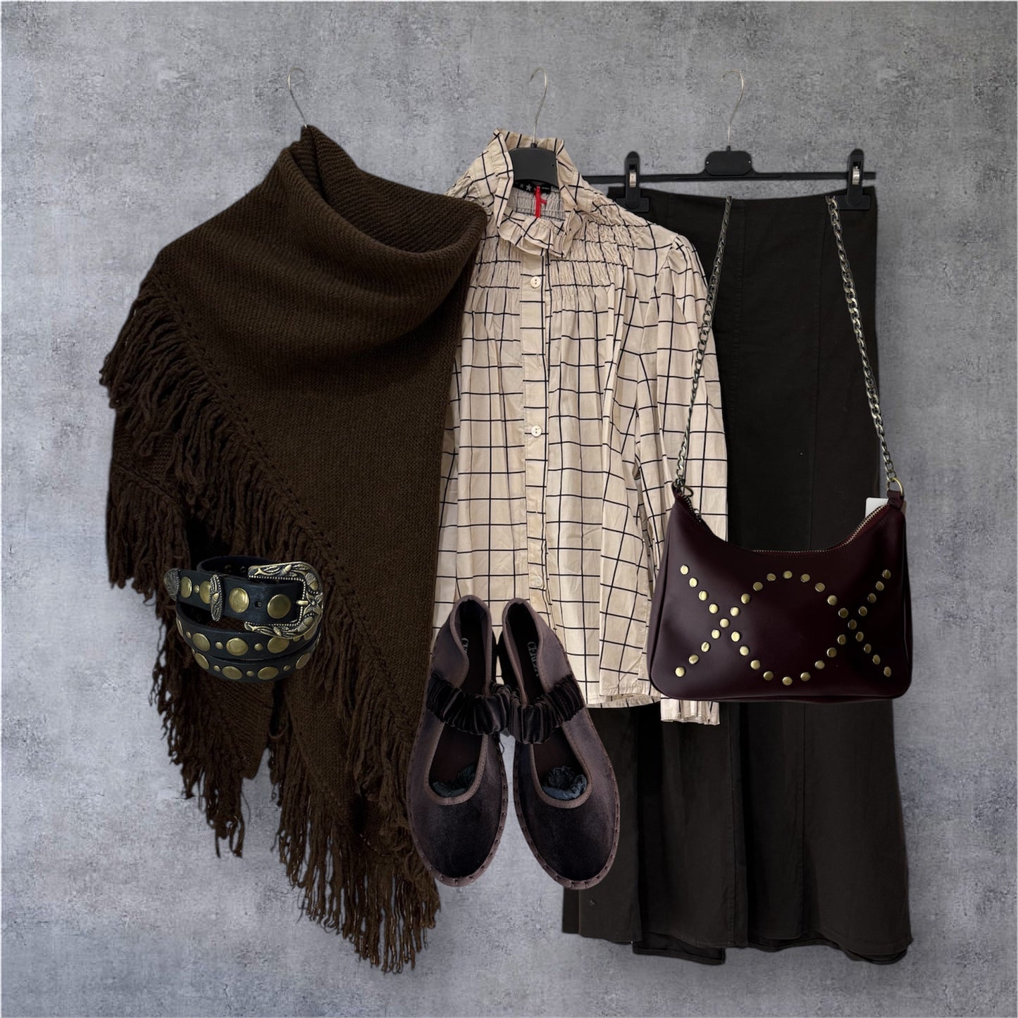 Blusa Cuadros Grande