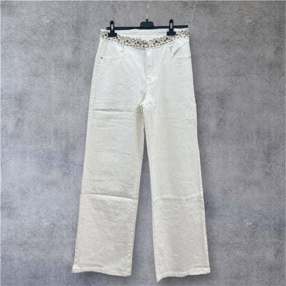 Pantalón Cintura bordada