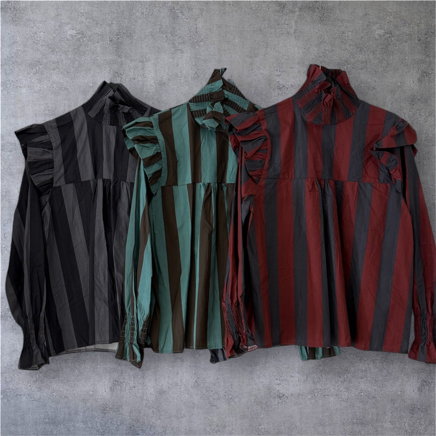 Blusa Raya ancha Volantes