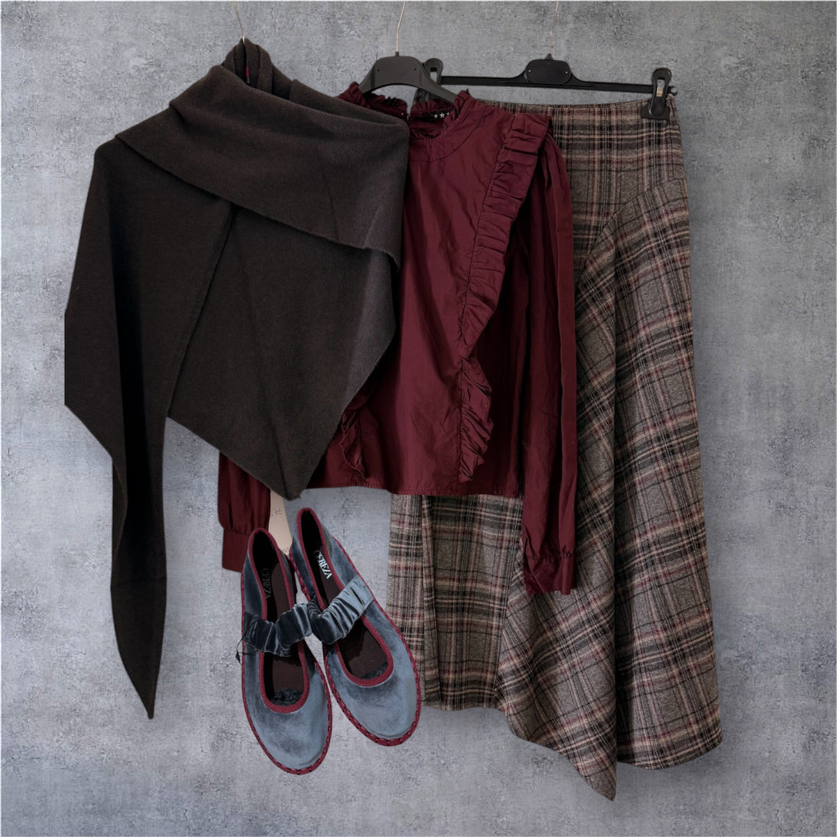 Falda Oxford