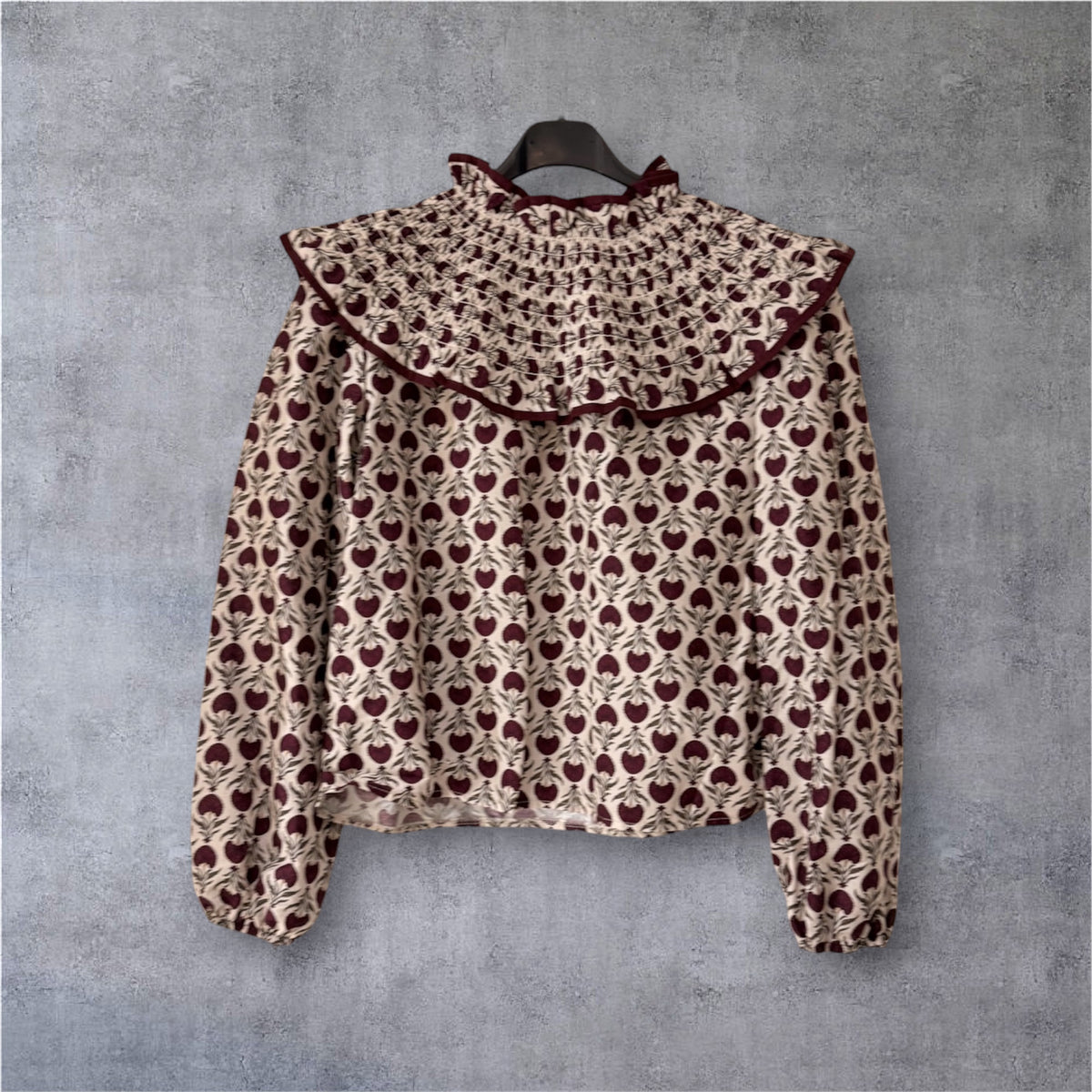 Blusa Cuello Fruncido