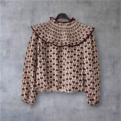 Blusa Cuello Fruncido